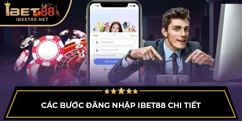 Hướng Dẫn Đăng Nhập IBET88 Mới Nhất 2025 Siêu Dễ Dàng 3 Các bước đăng nhập IBET88 chi tiết